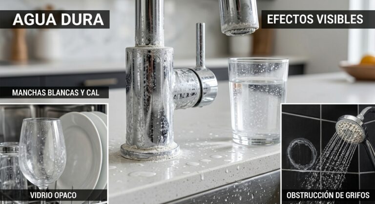 Cómo saber si el agua de mi grifo es dura: guía práctica